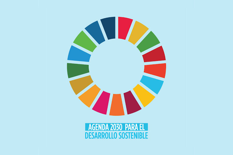 Logo Agenda 2030 de Desarrollo Sostenible