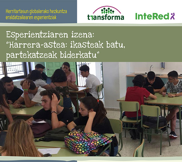 Harrera-astea: ikasteak batu, partekatzeak biderkatu